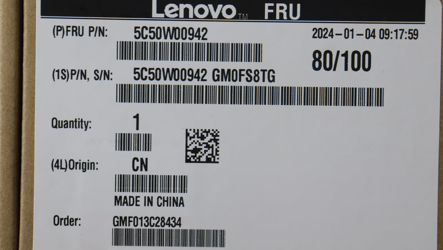 Lenovo Desktop Cardpop Btb Lan 8125Bgs V2Card - 5C50W00942