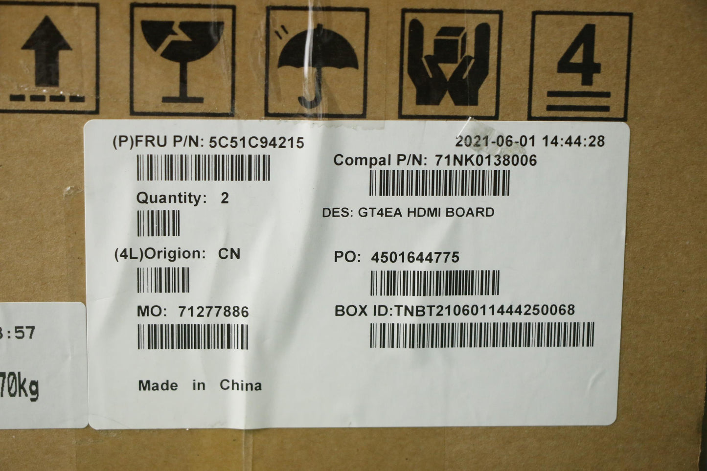 Lenovo FRU CARDPOP HDMI Adapter Card - 5C51C94215