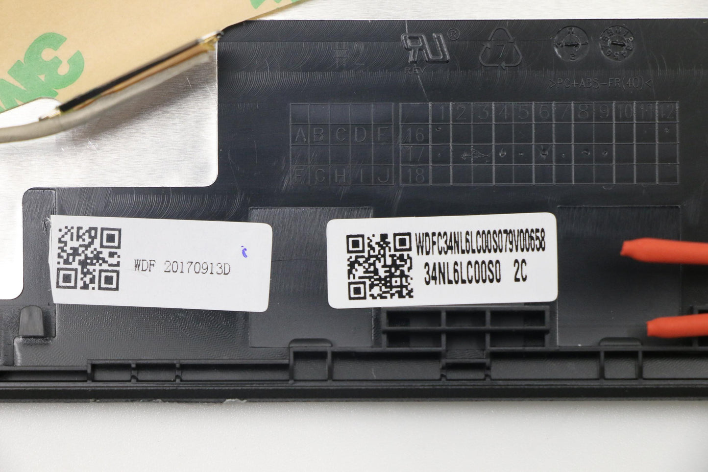 Lenovo Nl6E Lcd Cover W/Antenna Black - 5CB0N21056