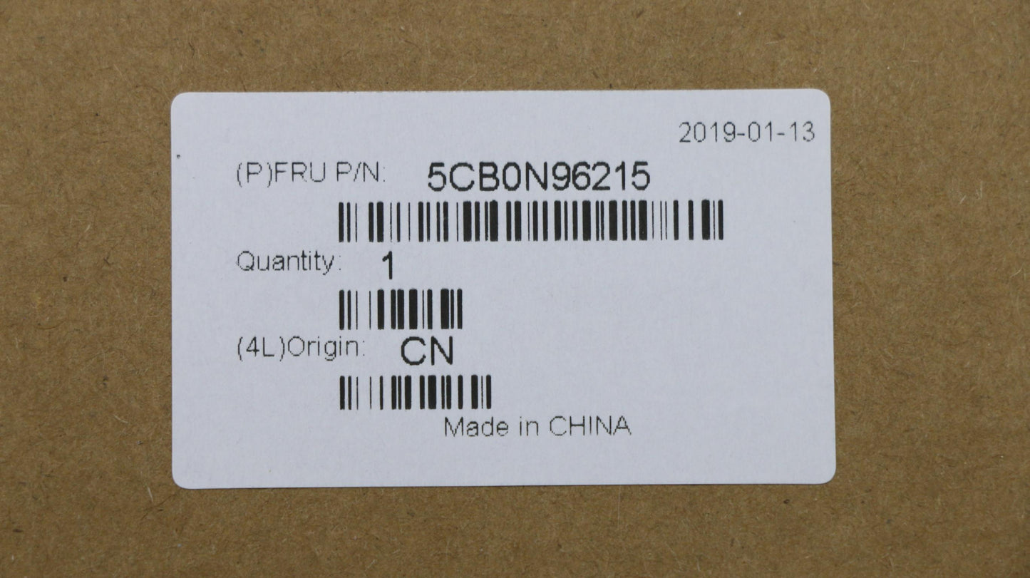 Lenovo Upper Case in Platinum Grey with English Keyboard - 5CB0N96215