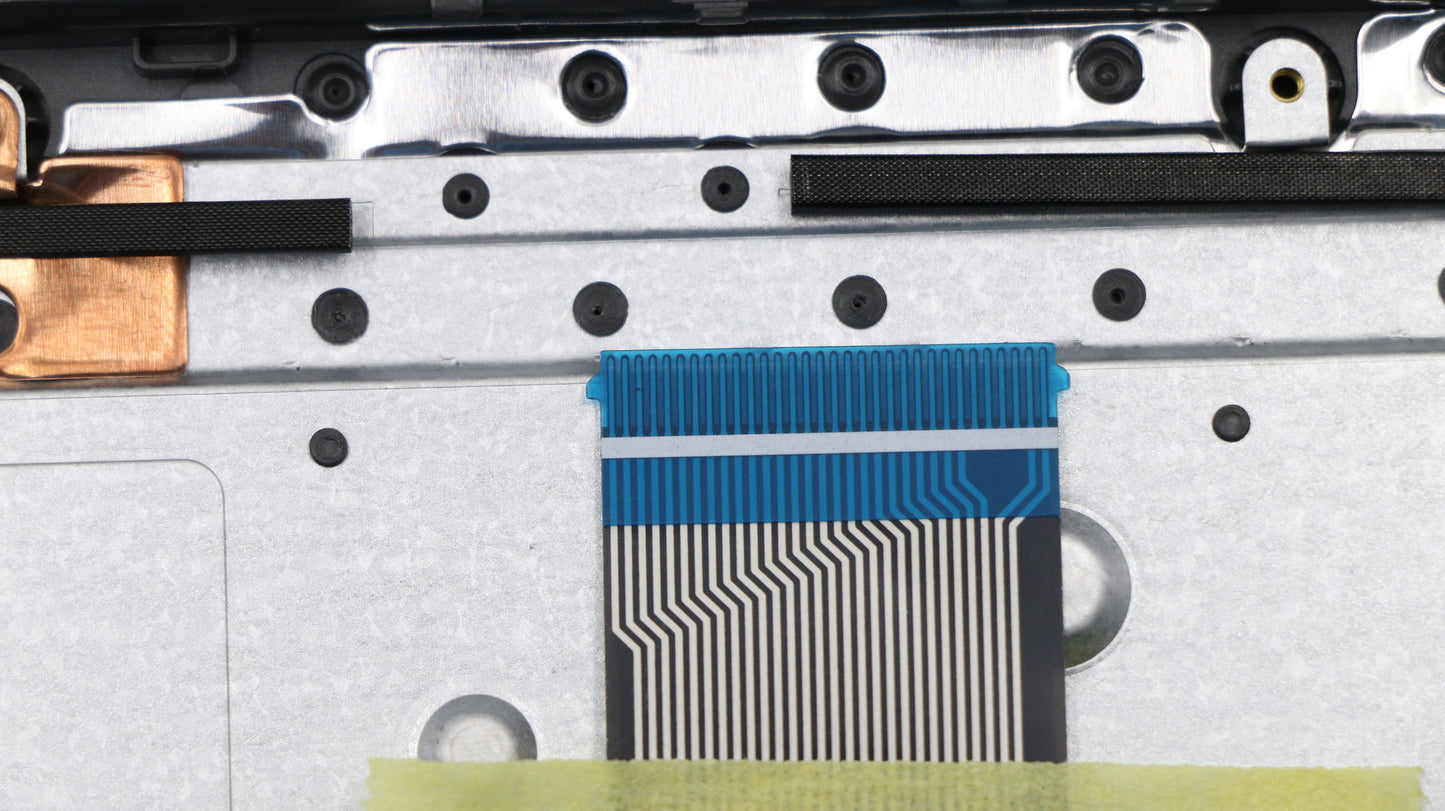 Lenovo C-Cover with Keyboard, Spanish LA, Iron Gray, Non-Backlit, with Fingerprint Reader - 5CB0Q64448