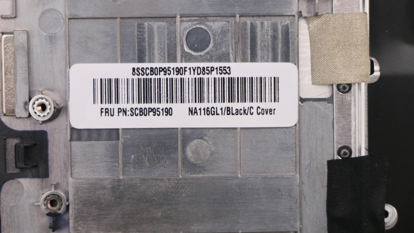 Lenovo C-Cover with Keyboard, USA English, Iron Grey - 5CB0Q93786