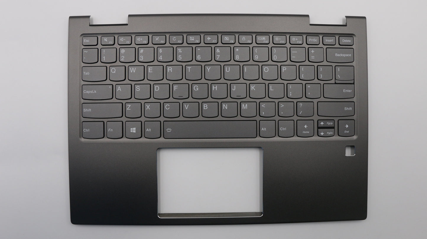 Lenovo C-Cover with Keyboard, USA English, Iron Grey, Backlit - 5CB0Q95913