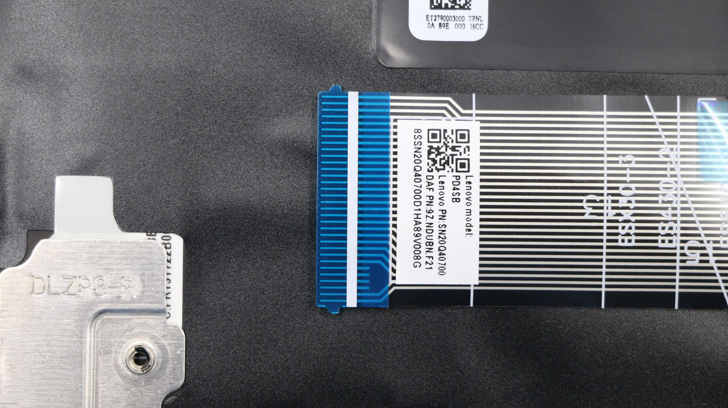 Lenovo C-Cover with Keyboard, USA English, Iron Grey, Backlit - 5CB0Q95913