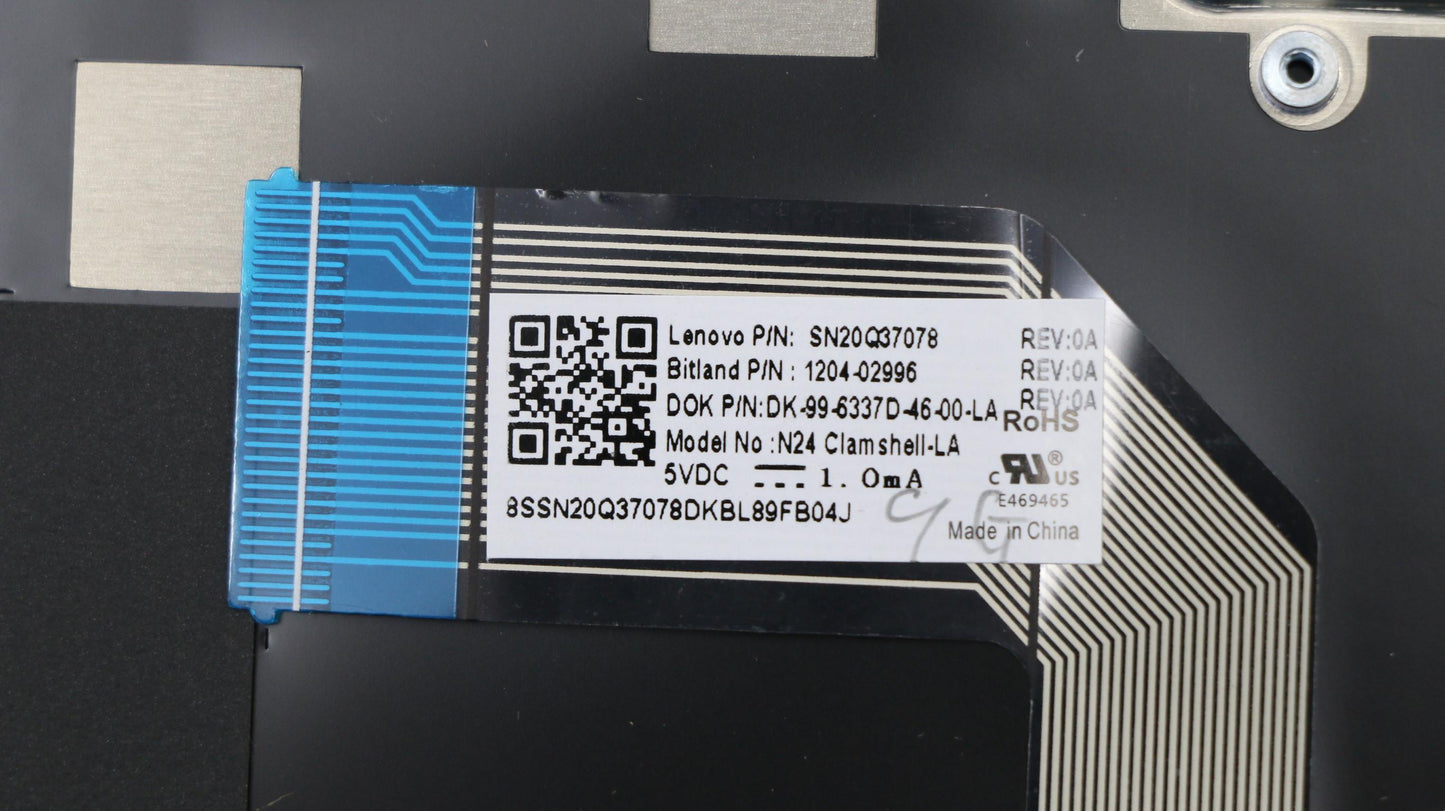 Lenovo Upper Case B 81Er Wkb Lsp - 5CB0R07046