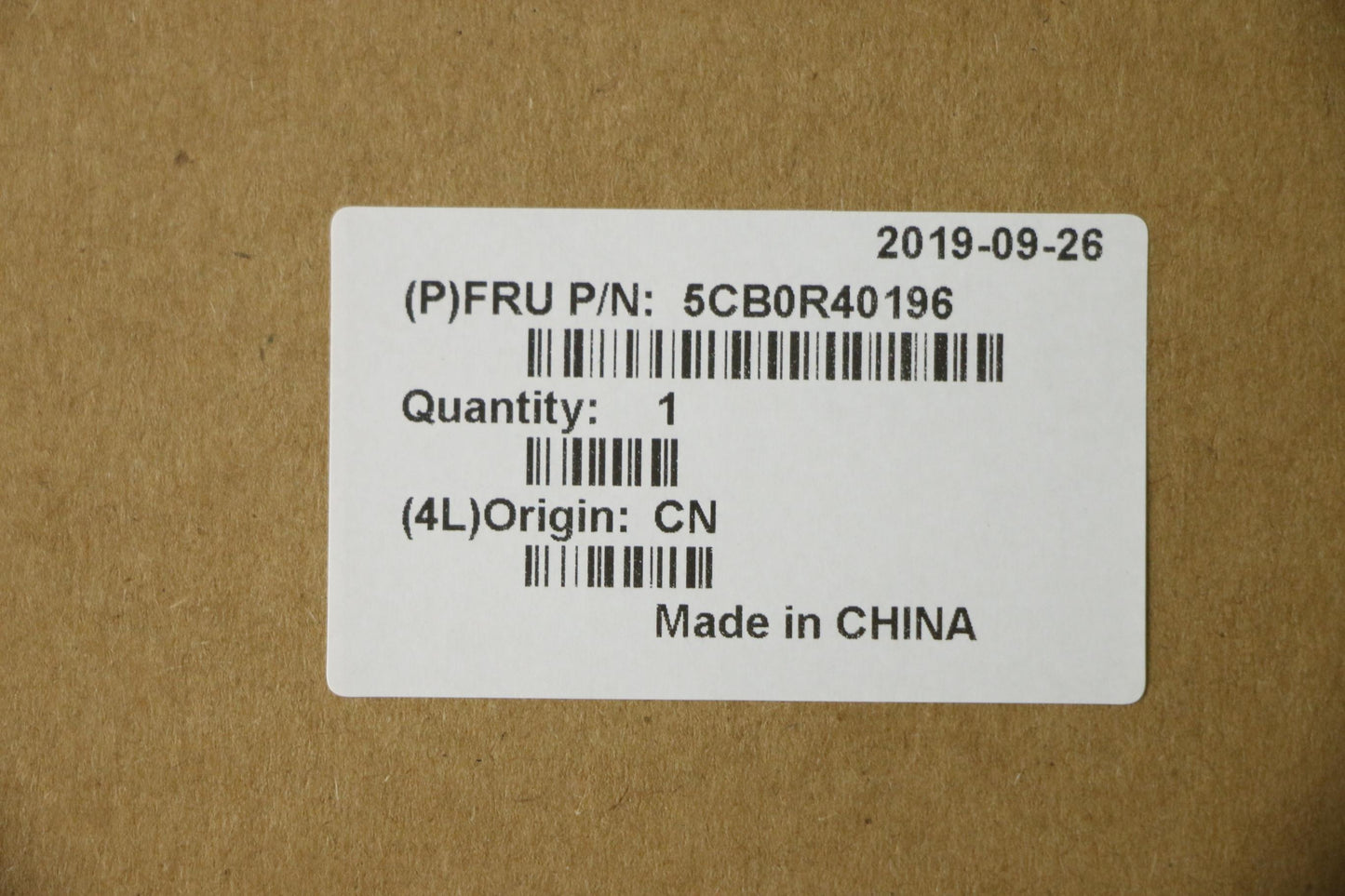 Lenovo USA English Backlit Keyboard with Upper Case - 5CB0R40196