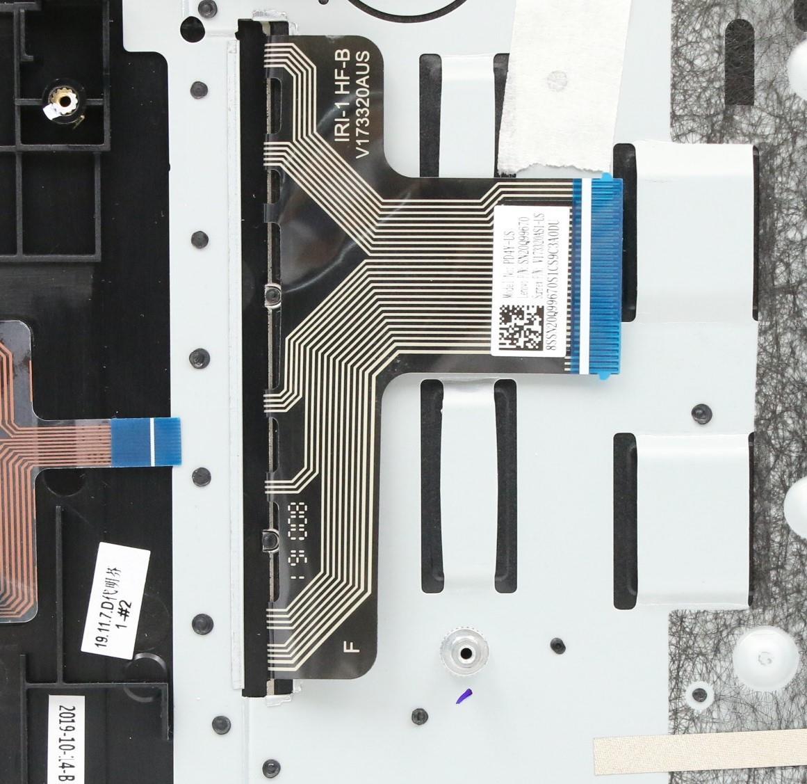 Lenovo Upper Case C 81HE, BK, TP Keyboard, BL USA - 5CB0S16450