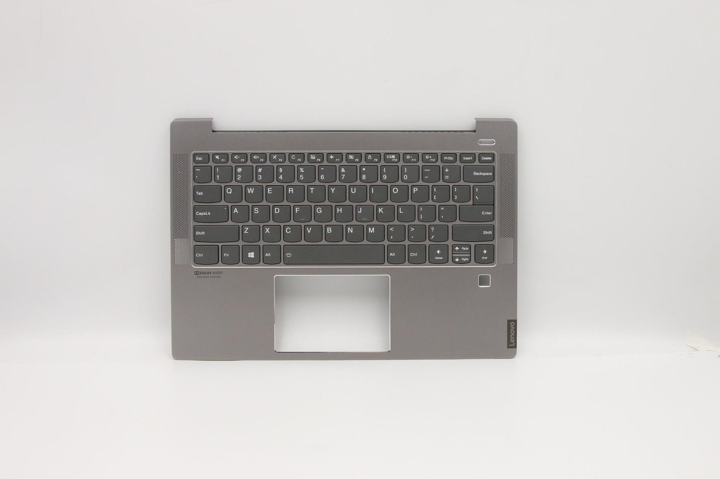 Lenovo C-Cover with Keyboard, USA English, Grey, Backlight, Fingerprint - 5CB0S17247