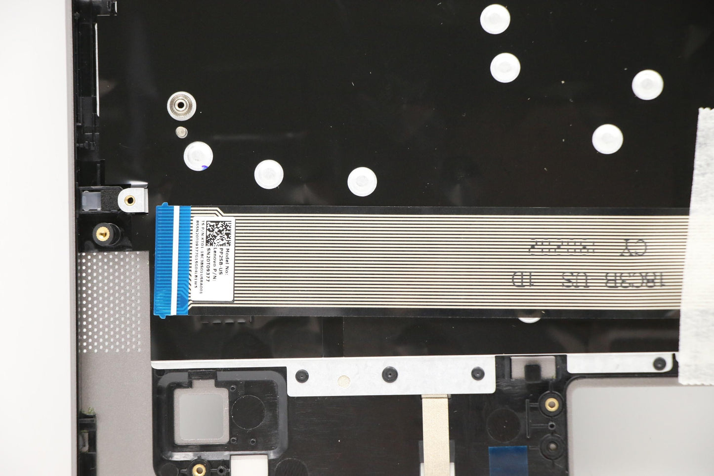 Lenovo C-Cover with Keyboard, USA English, Grey, Backlight, Fingerprint - 5CB0S17247