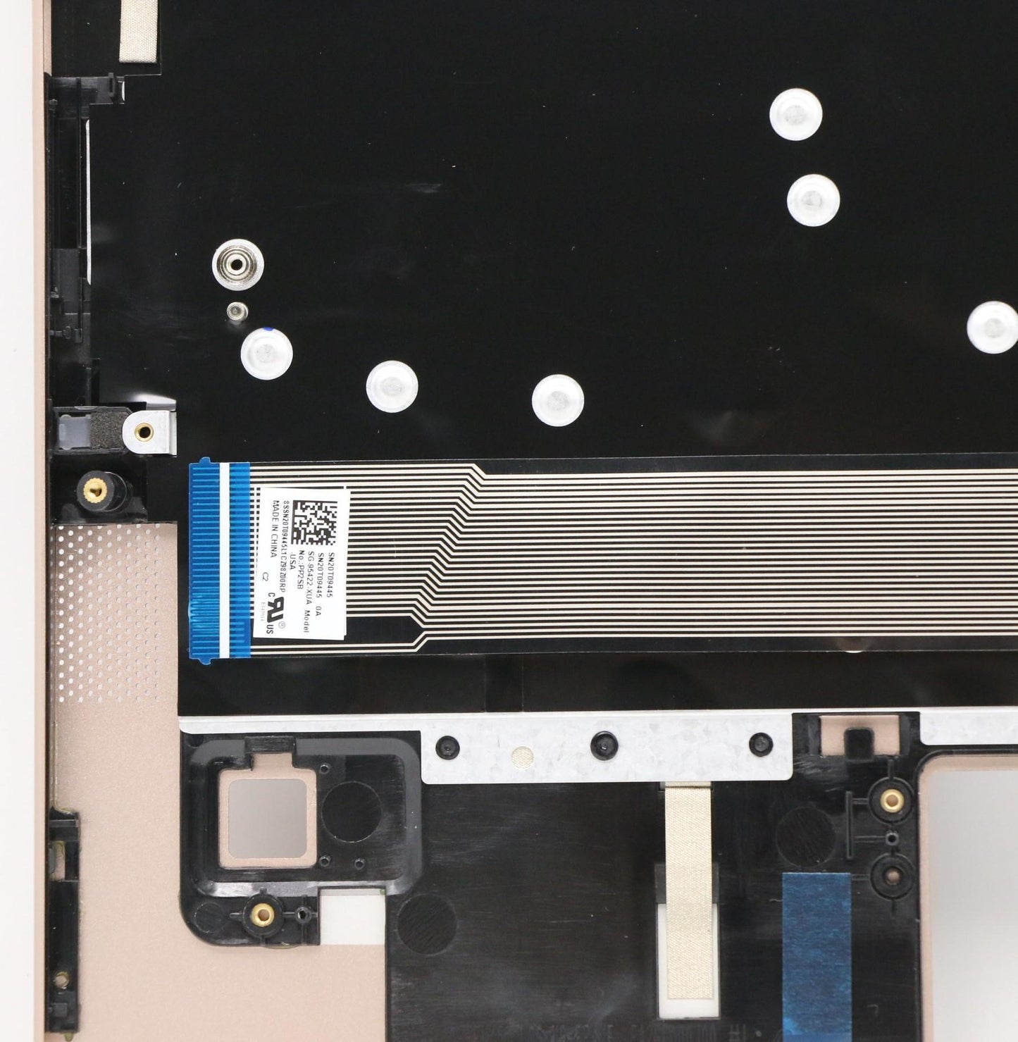 Lenovo C-Cover with Keyboard, USA English, Copper, Backlit, Fingerprint - 5CB0S17279