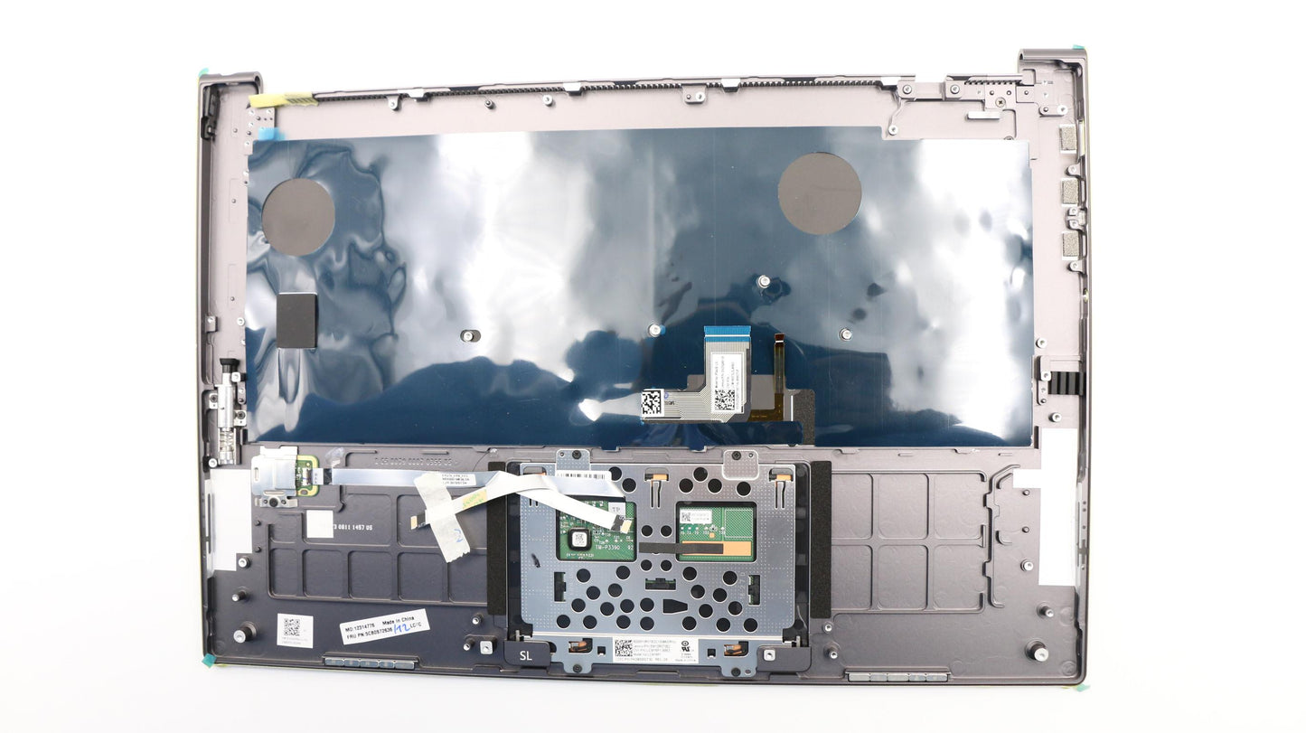 Lenovo C-Cover with Keyboard, USA English, Iron Grey, Backlit - 5CB0S72636