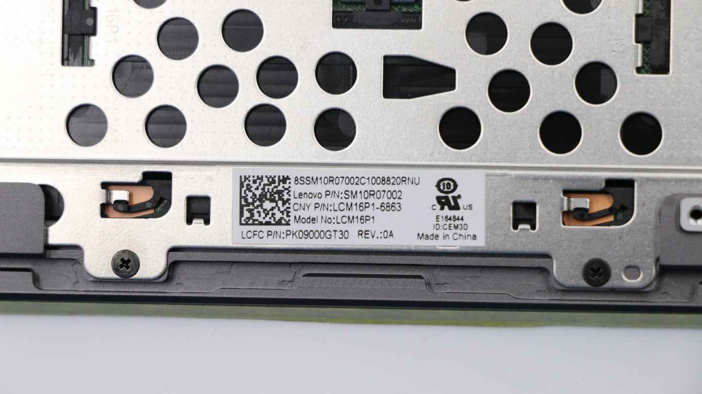 Lenovo C-Cover with Keyboard, USA English, Iron Grey, Backlit - 5CB0S72636