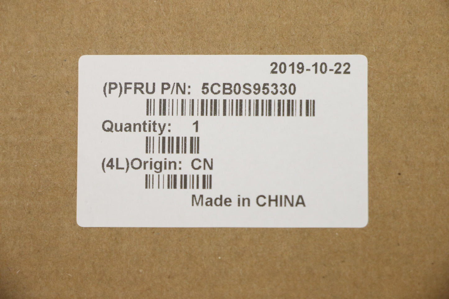 Lenovo FE4A0 D Cover, Black - 5CB0S95330