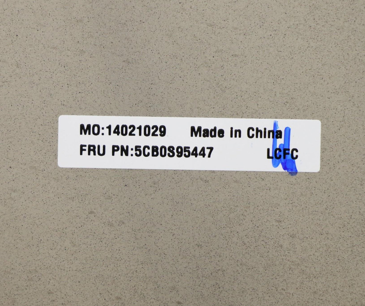 Lenovo D-Cover Assembly, Black - 5CB0S95447