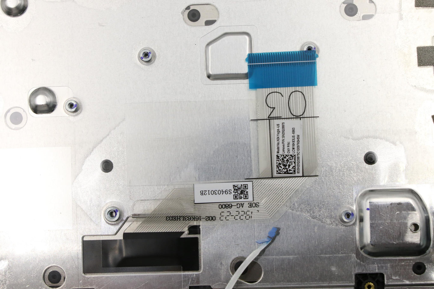 Lenovo Upper Case Assembly, USA English - 5CB0T79500