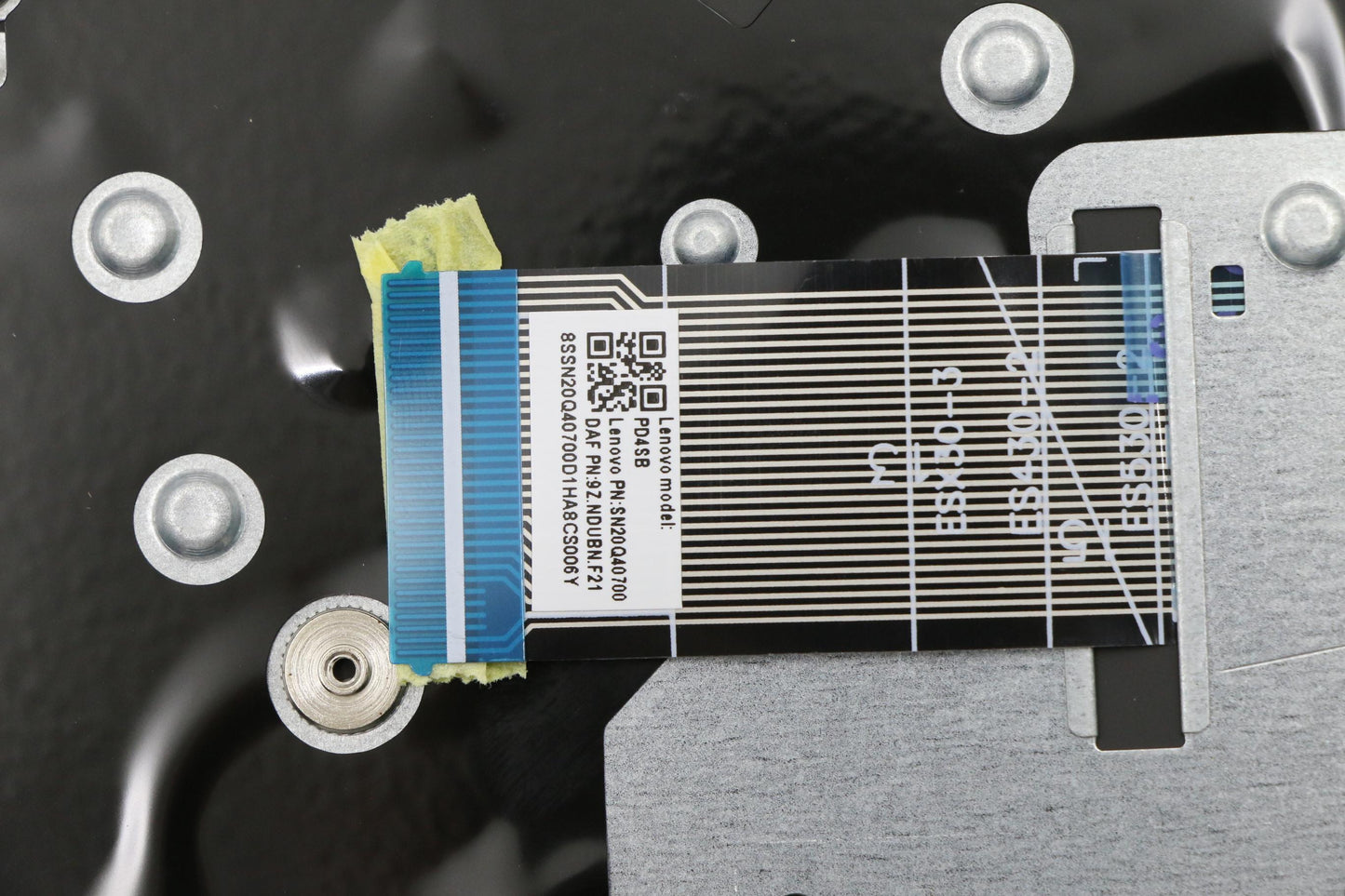 Lenovo Black Backlit Keyboard with Fingerprint Reader for US C-Cover - 5CB0U42015