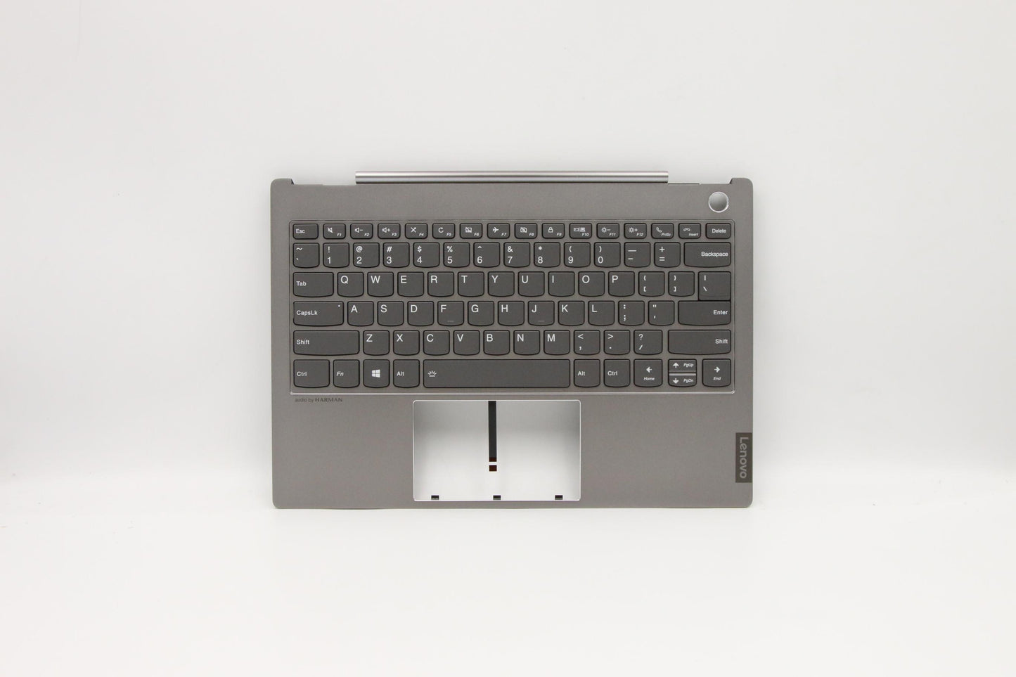 Lenovo C-Cover with Keyboard, USA English, Mineral Grey, Backlight - 5CB0U43214