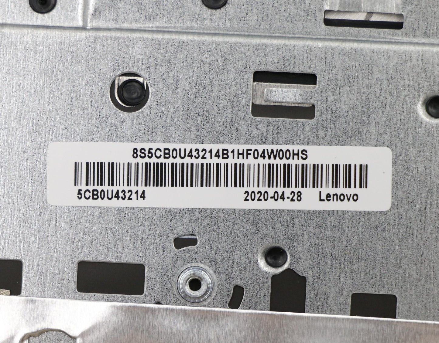 Lenovo C-Cover with Keyboard, USA English, Mineral Grey, Backlight - 5CB0U43214