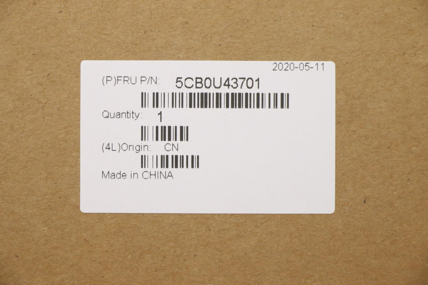 Lenovo Up Assy Uk W Bl Kb Cf-En - 5CB0U43701