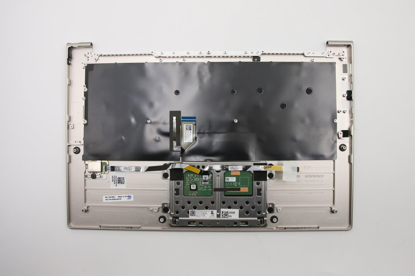 Lenovo Keyboard with C-Cover, USA English, Mica, Backlight - 5CB0U44278