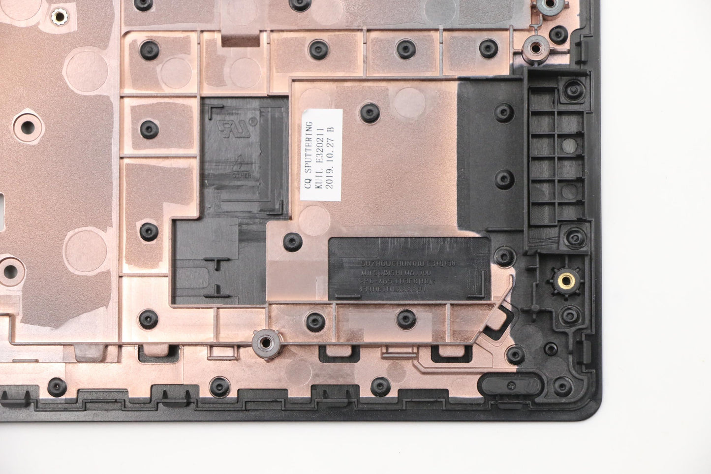 Lenovo C Cover w/o FPR BK WF YG BK - 5CB0W35038