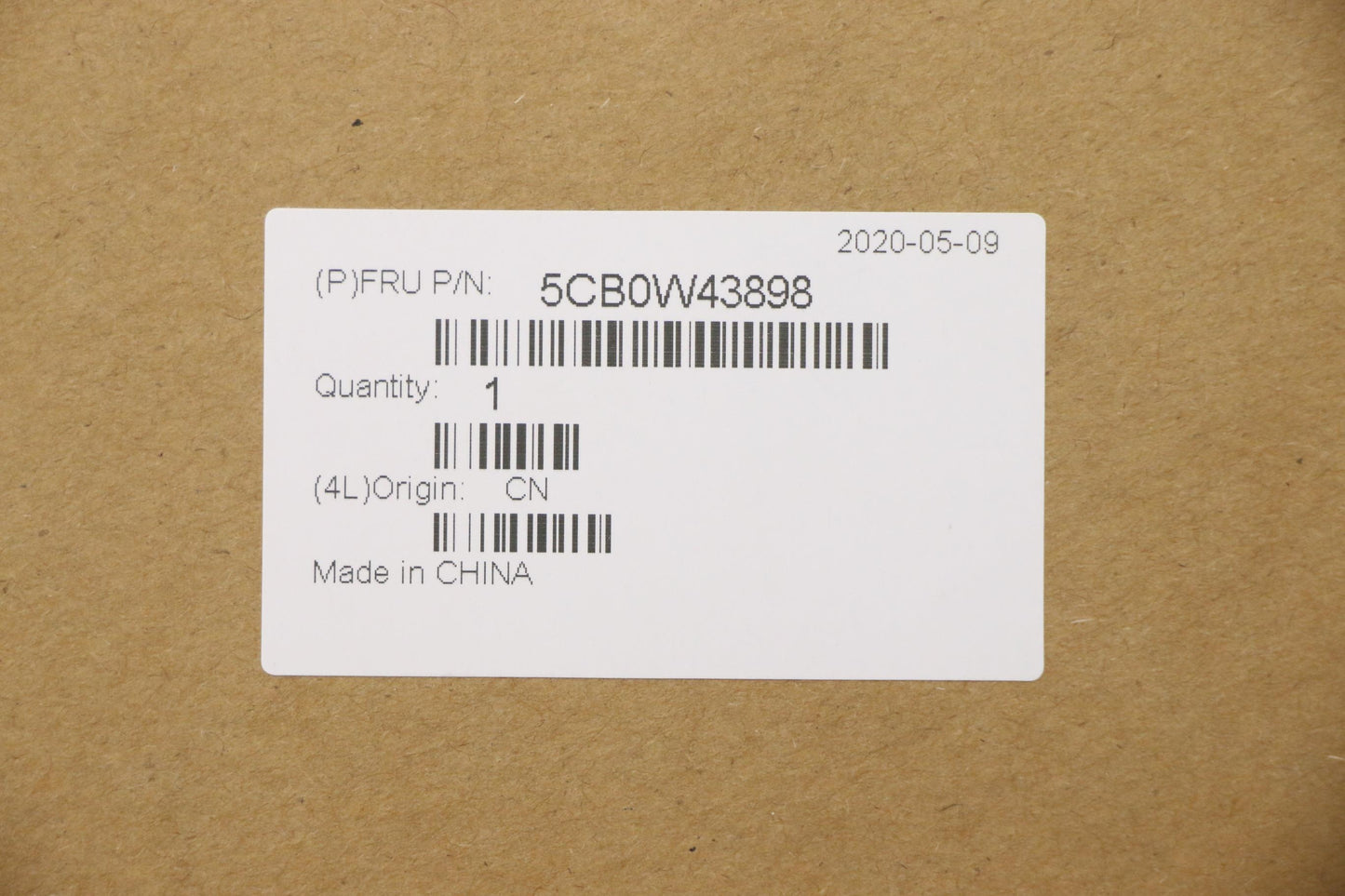 Lenovo LCD Cover W 81VS PG with Tape x2 - 5CB0W43898