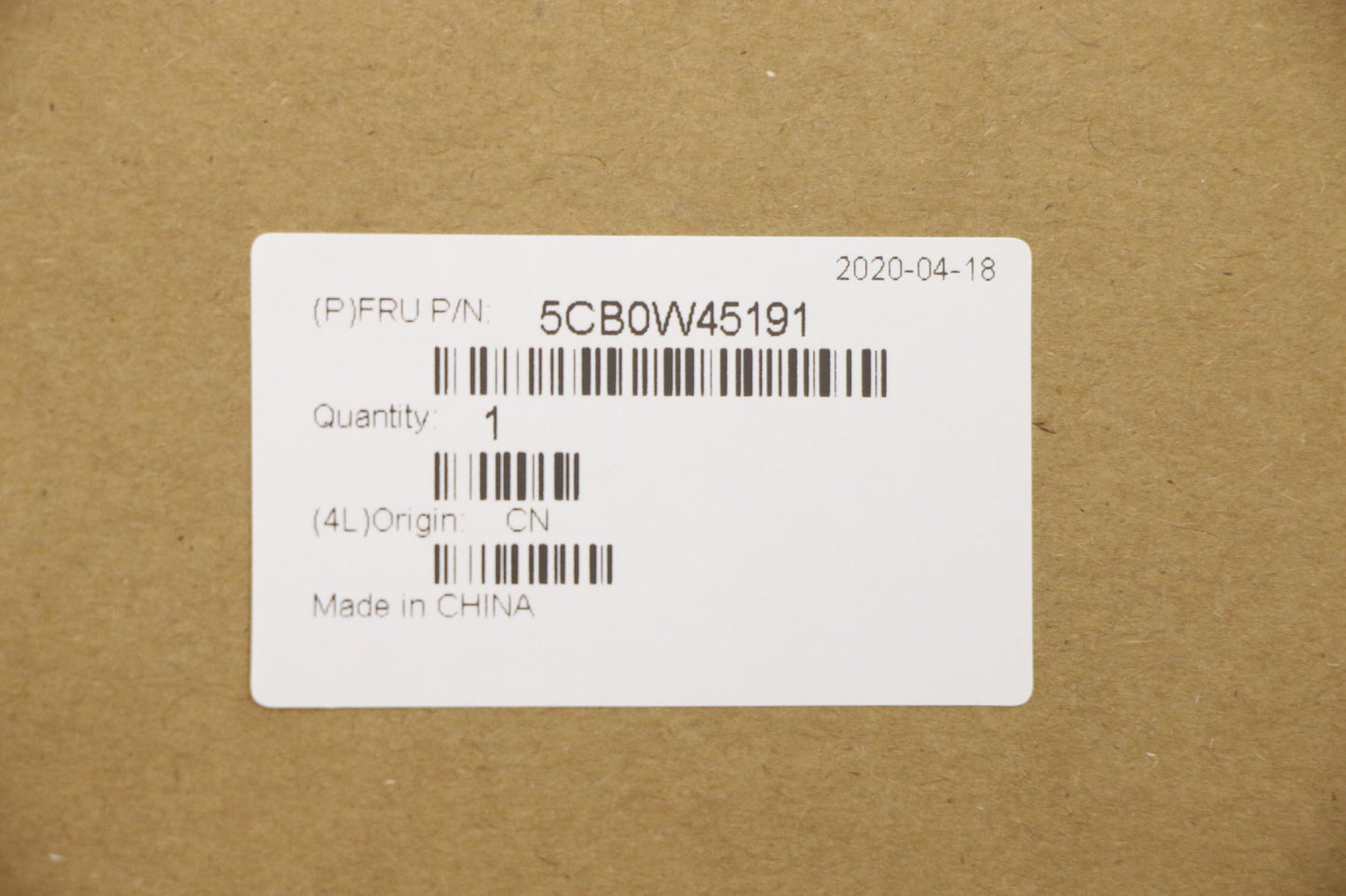 Lenovo LCD Cover Q, Magnesium Alloy, Thunderbolt 15" - 5CB0W45191