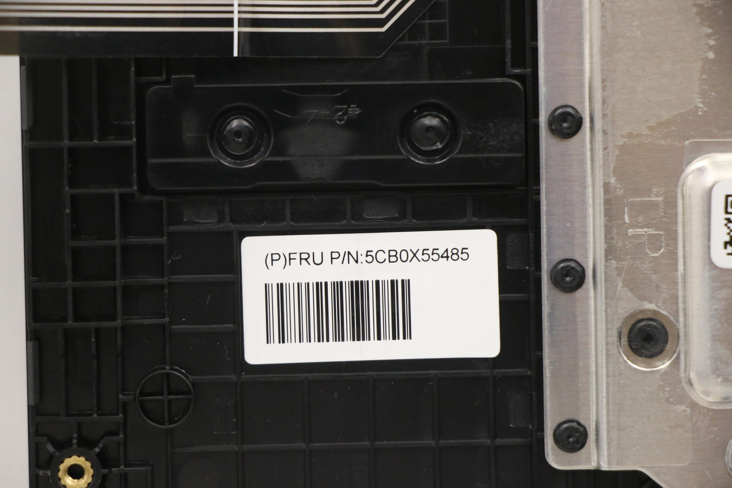 Lenovo English Black Non-Backlit Keyboard C-Cover - 5CB0X55485