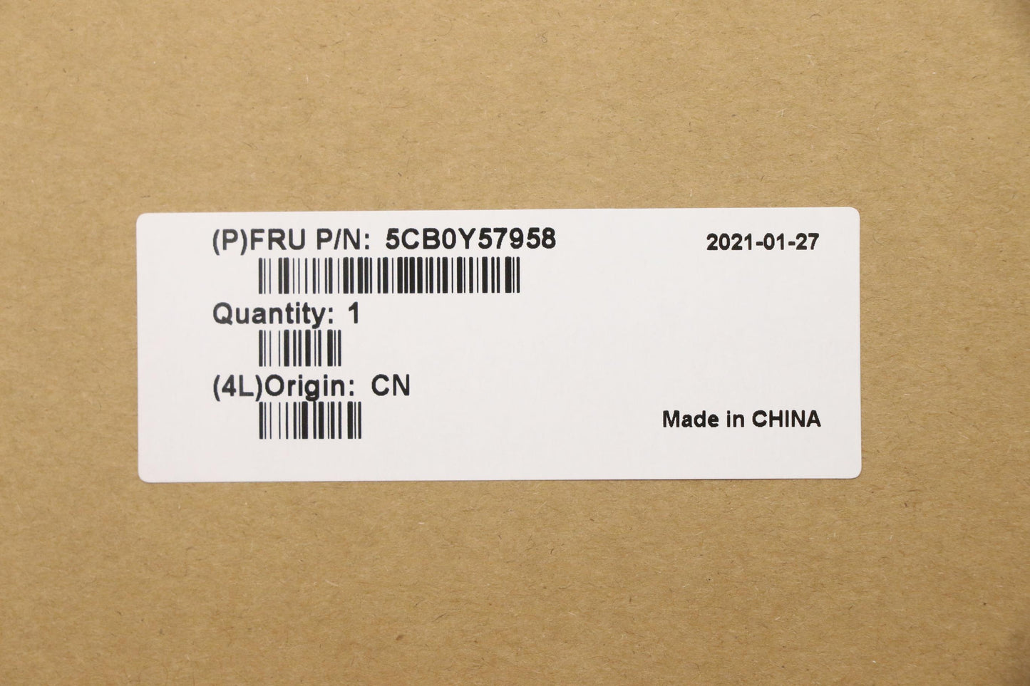 Lenovo Canadian French Keyboard with Black C-Cover, Non-Backlight - 5CB0Y57958