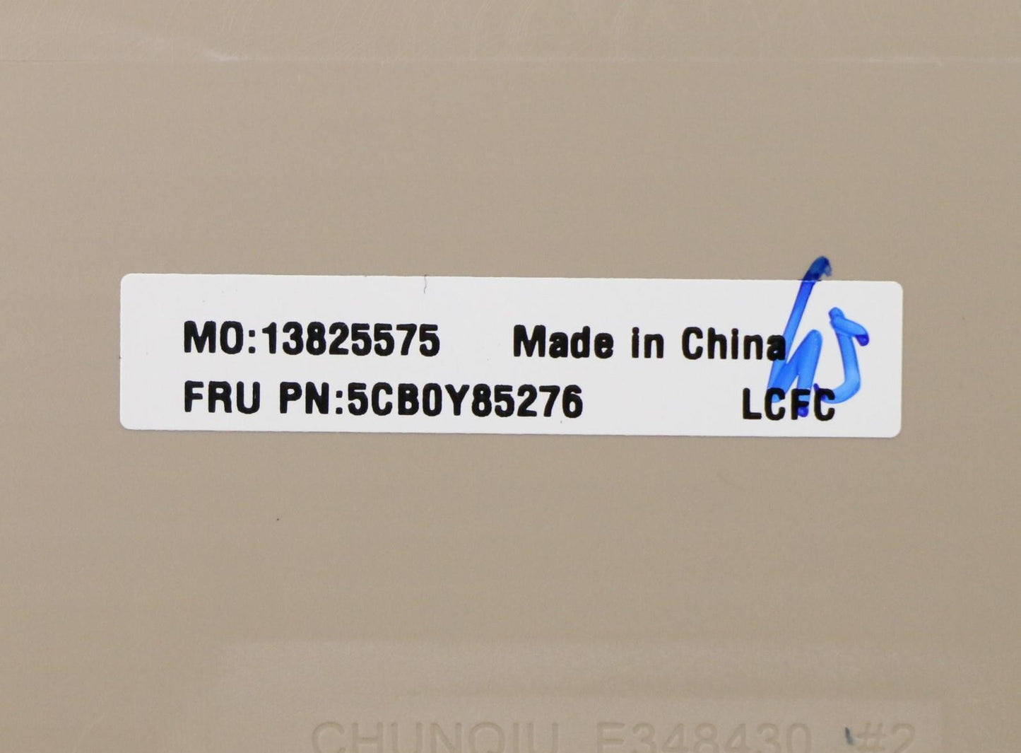 Lenovo LCD Cover, Aluminum, Touch Support - 5CB0Y85276