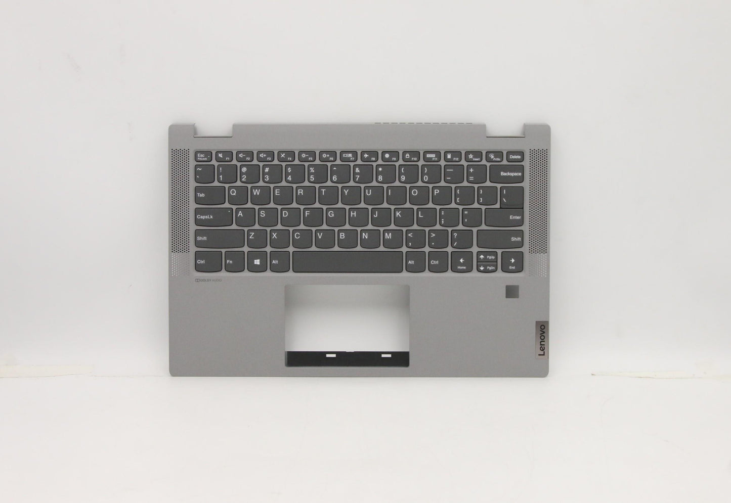 Lenovo C-Cover with Keyboard, USA English, Platinum Grey, Non-Backlit - 5CB0Y85395
