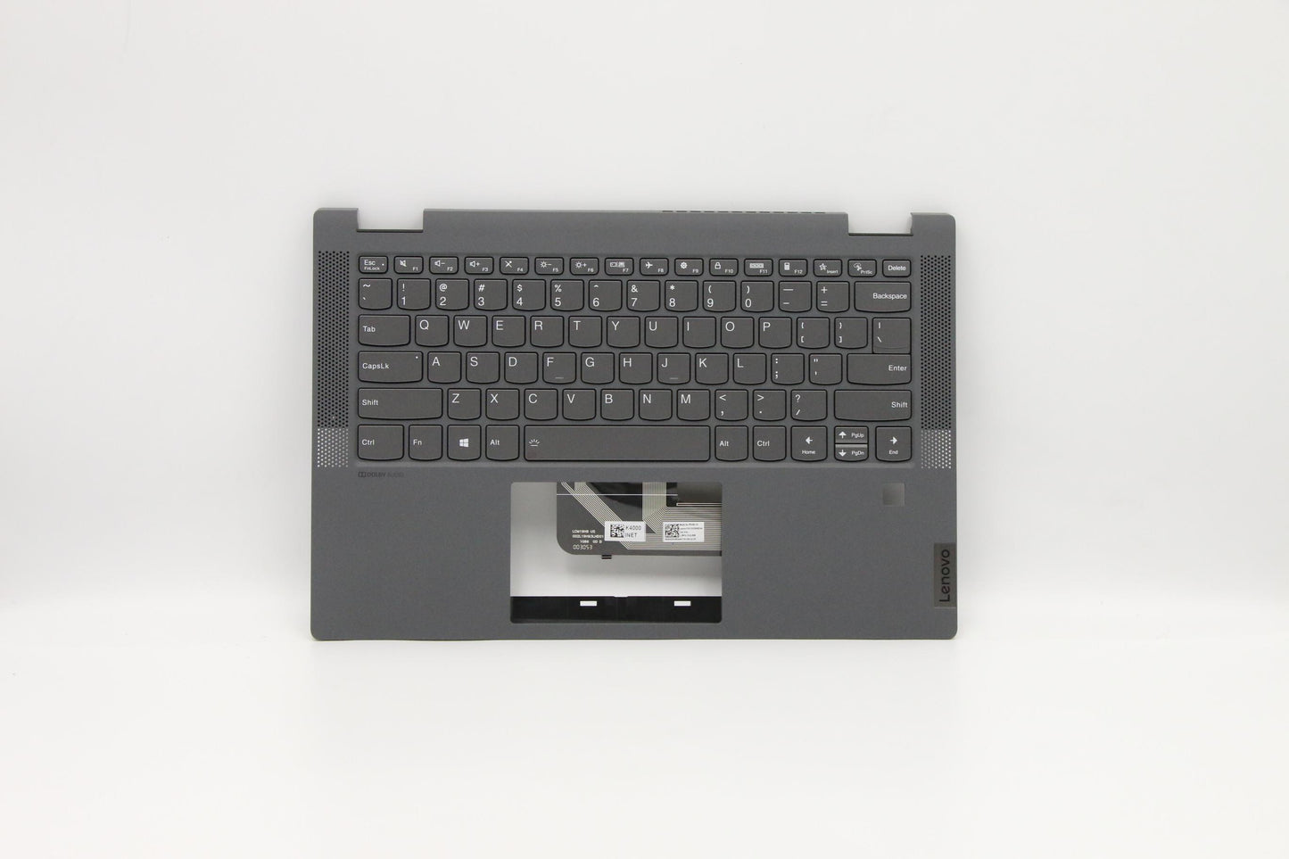 Lenovo US Keyboard with Grey C-Cover, Backlight - 5CB0Y85489