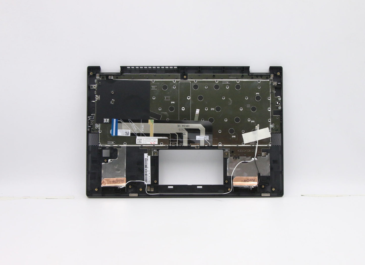 Lenovo C-Cover with Keyboard, Canadian French/English, Grey, Backlight, Fingerprint Reader - 5CB0Y85498