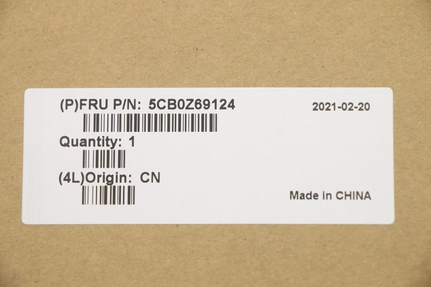 Lenovo P15 LCD Cover Assembly with Hinge Cap - 5CB0Z69124