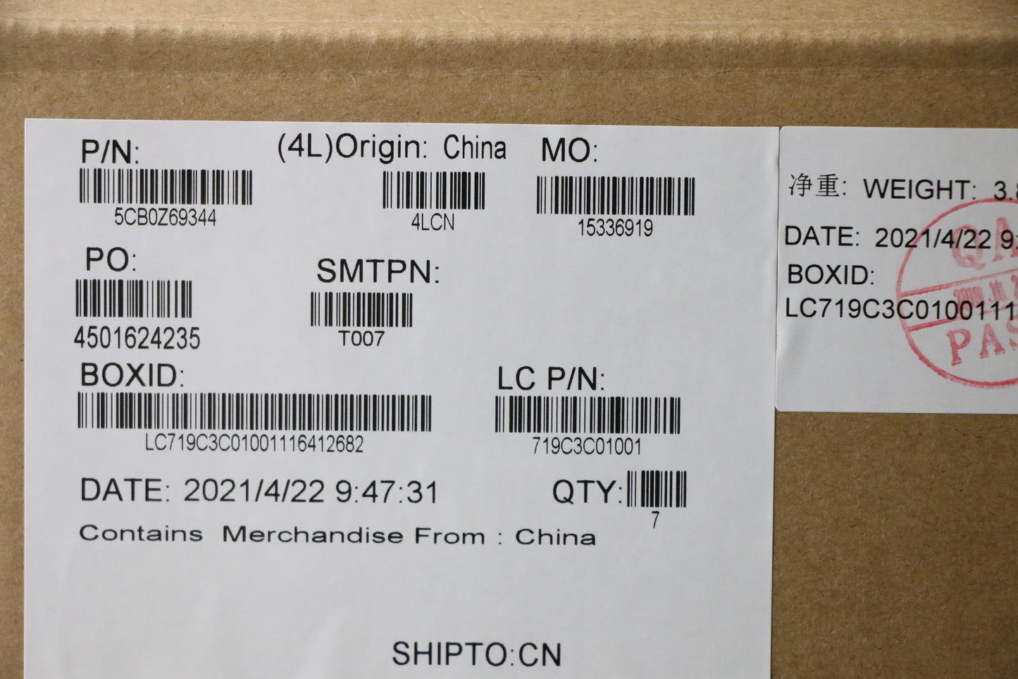 Lenovo Bottom Cover D-Cover - 5CB0Z69344