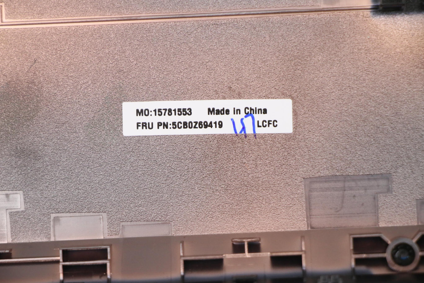 Lenovo D-Cover Sub-Assembly for P15v G2 with Dummy SIM Slot - 5CB0Z69419