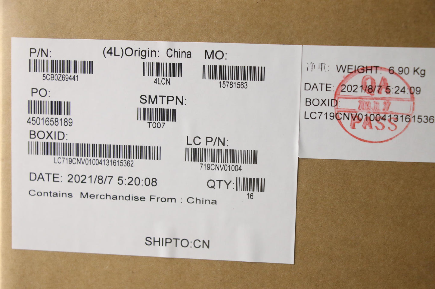 Lenovo A Cover Sub Assembly with IR - 5CB0Z69441