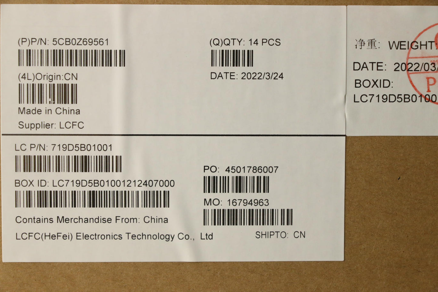 Lenovo Cover T14G3 C Cover, WW Sub Assembly, Black - 5CB0Z69561