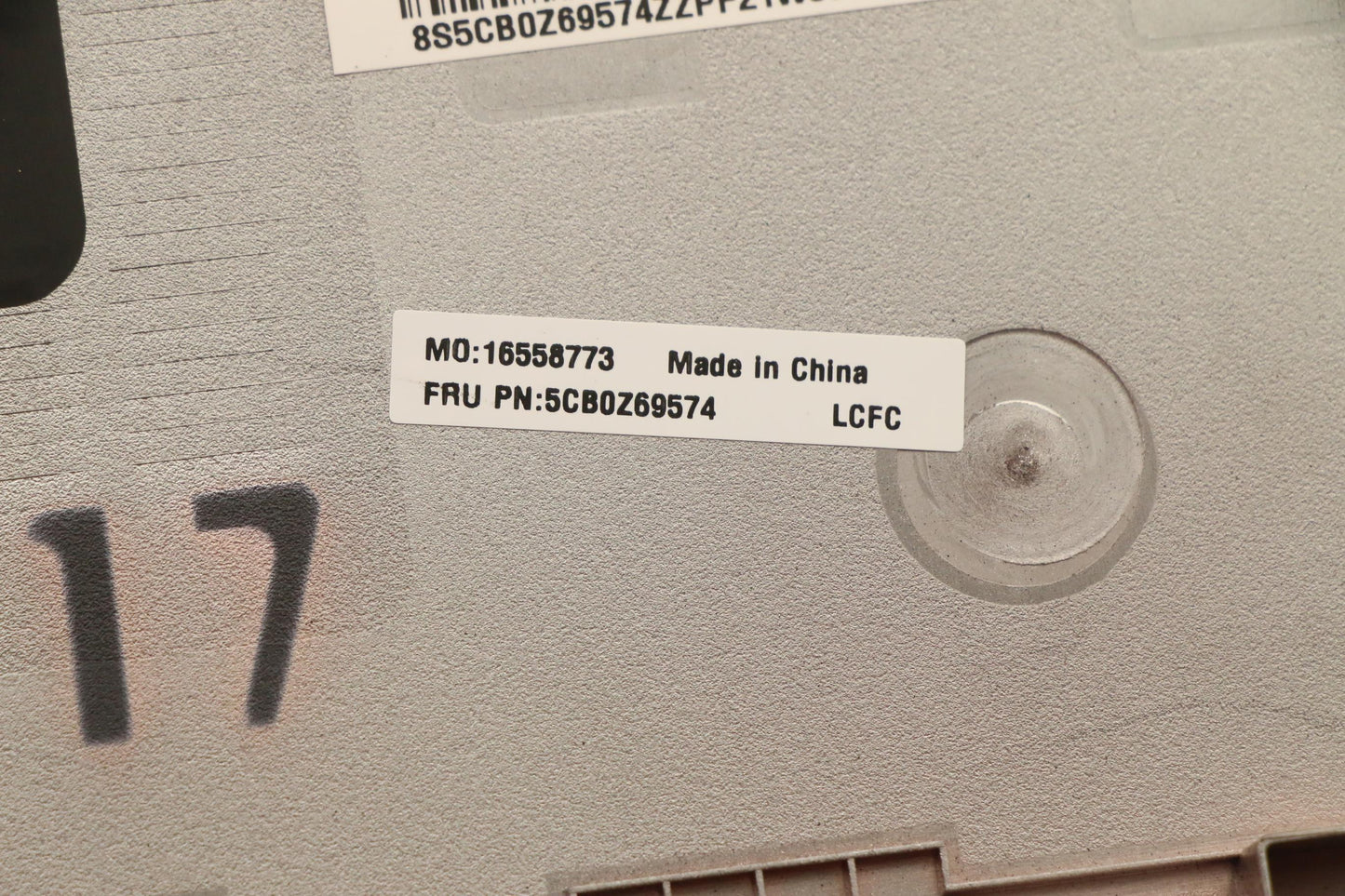 Lenovo Cover, P15SG2 D-Cover, Black, WWAN - 5CB0Z69574