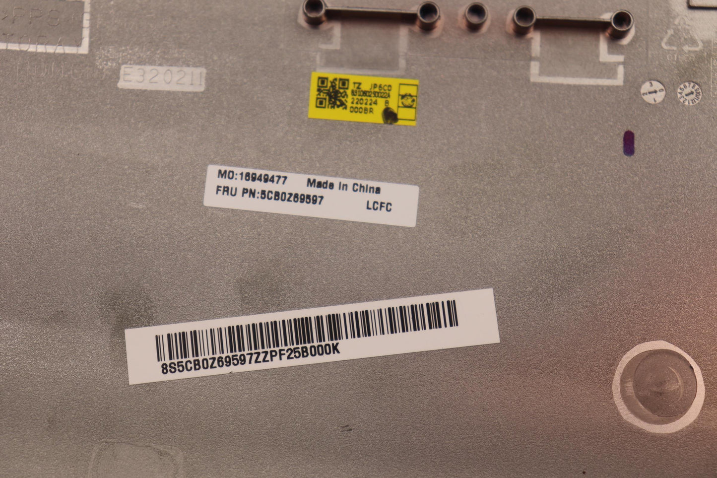 Lenovo D Cover P16SG1 SWG Sub Assembly - 5CB0Z69597