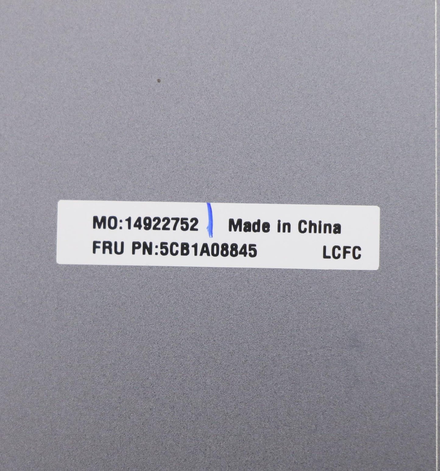 Lenovo LCD Cover, L 82BH, Storm Grey - 5CB1A08845