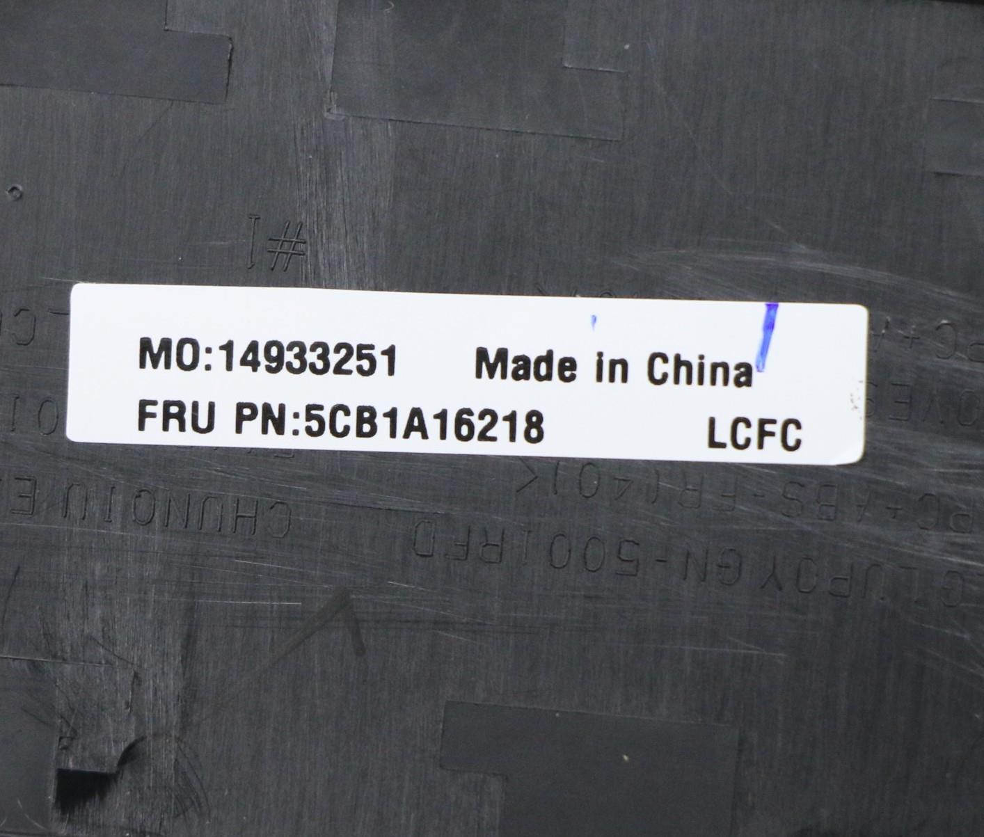 Lenovo Cover Upper Case Asm_Sws L82Bh - 5CB1A16218