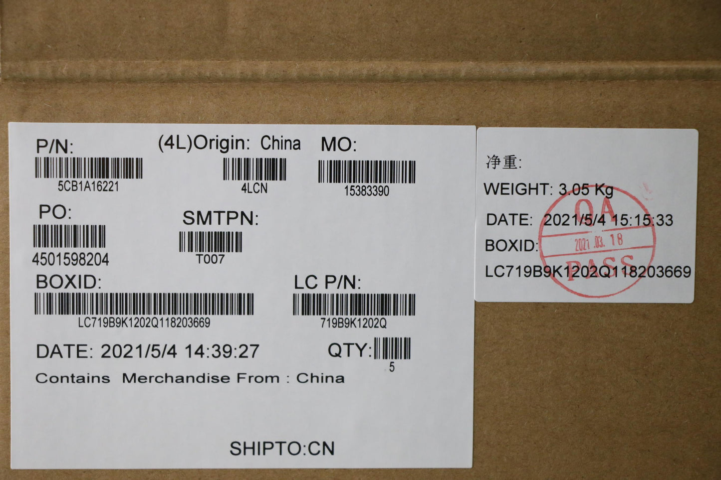 Lenovo Cover Upper Case Asm_Tur L82Bh - 5CB1A16221