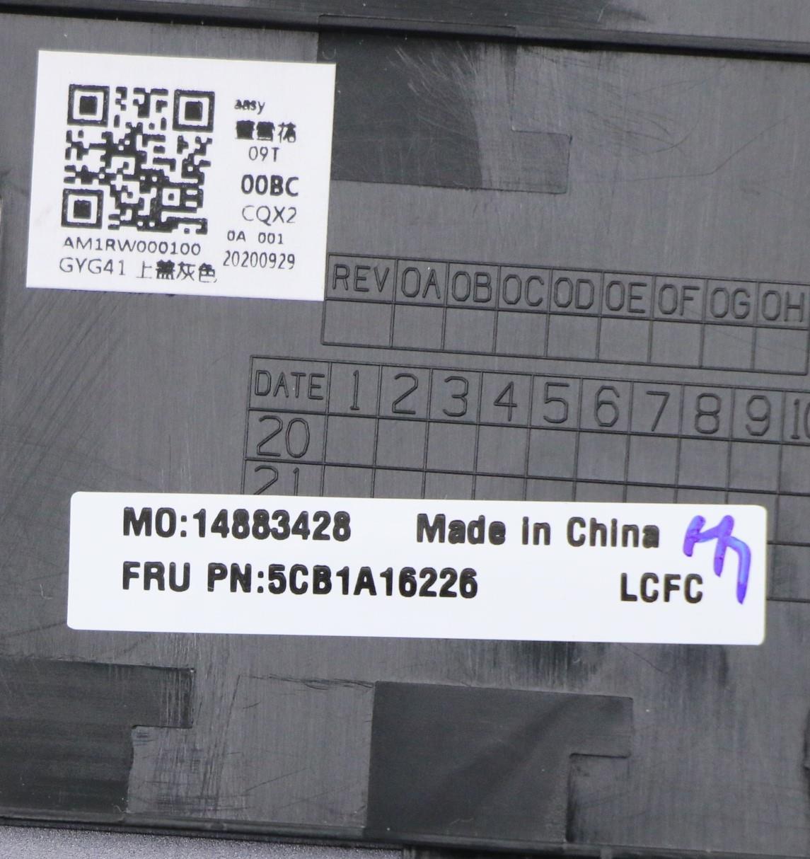 Lenovo Cover Upper Case Asm_Bul L82Bh - 5CB1A16226