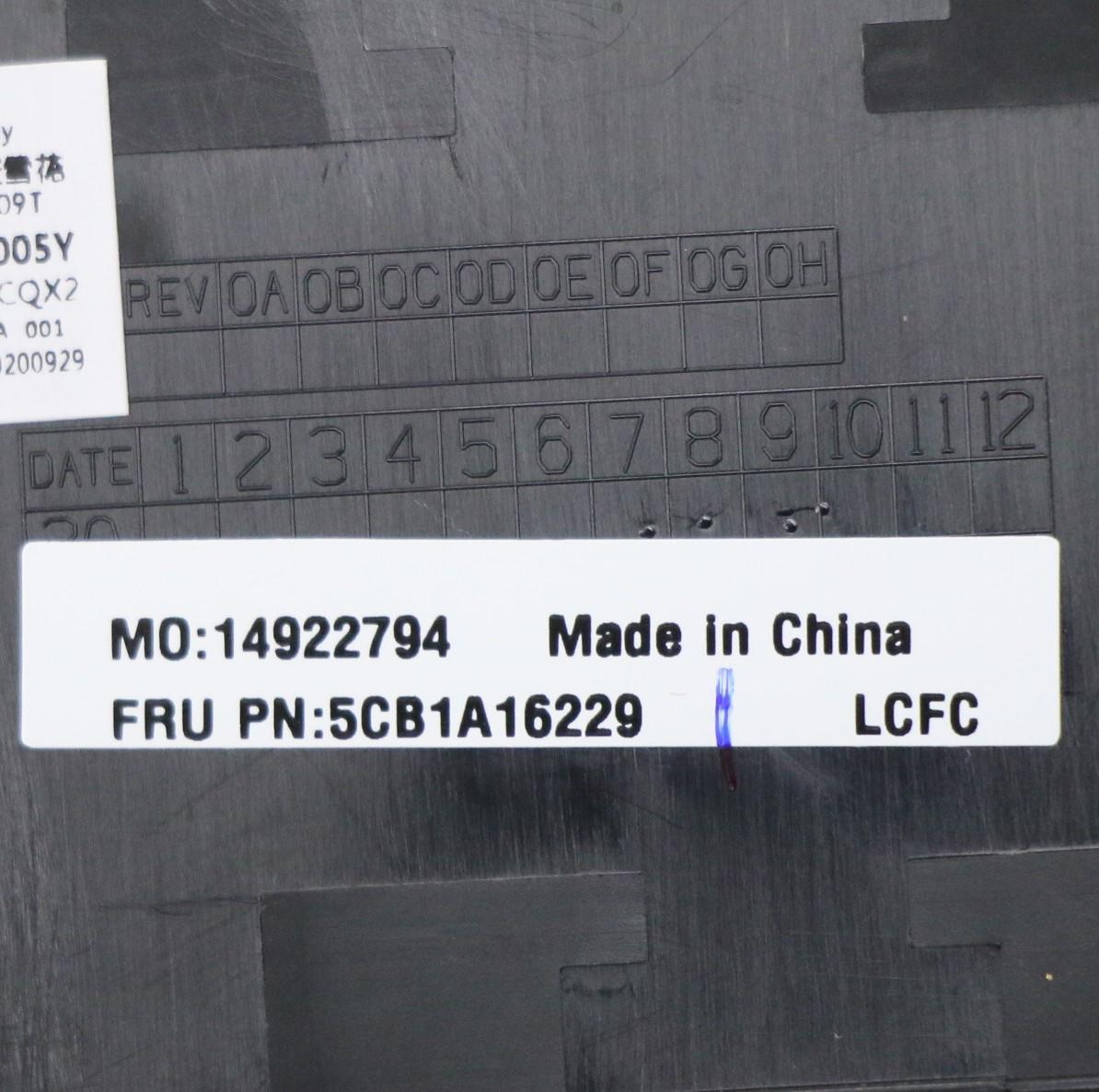 Lenovo Cover Upper Case Asm_Ara L82Bh - 5CB1A16229