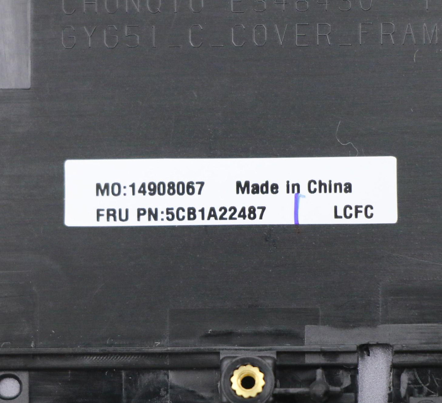 Lenovo Slate Grey Backlit Keyboard with C-Cover, USA English Layout - 5CB1A22487