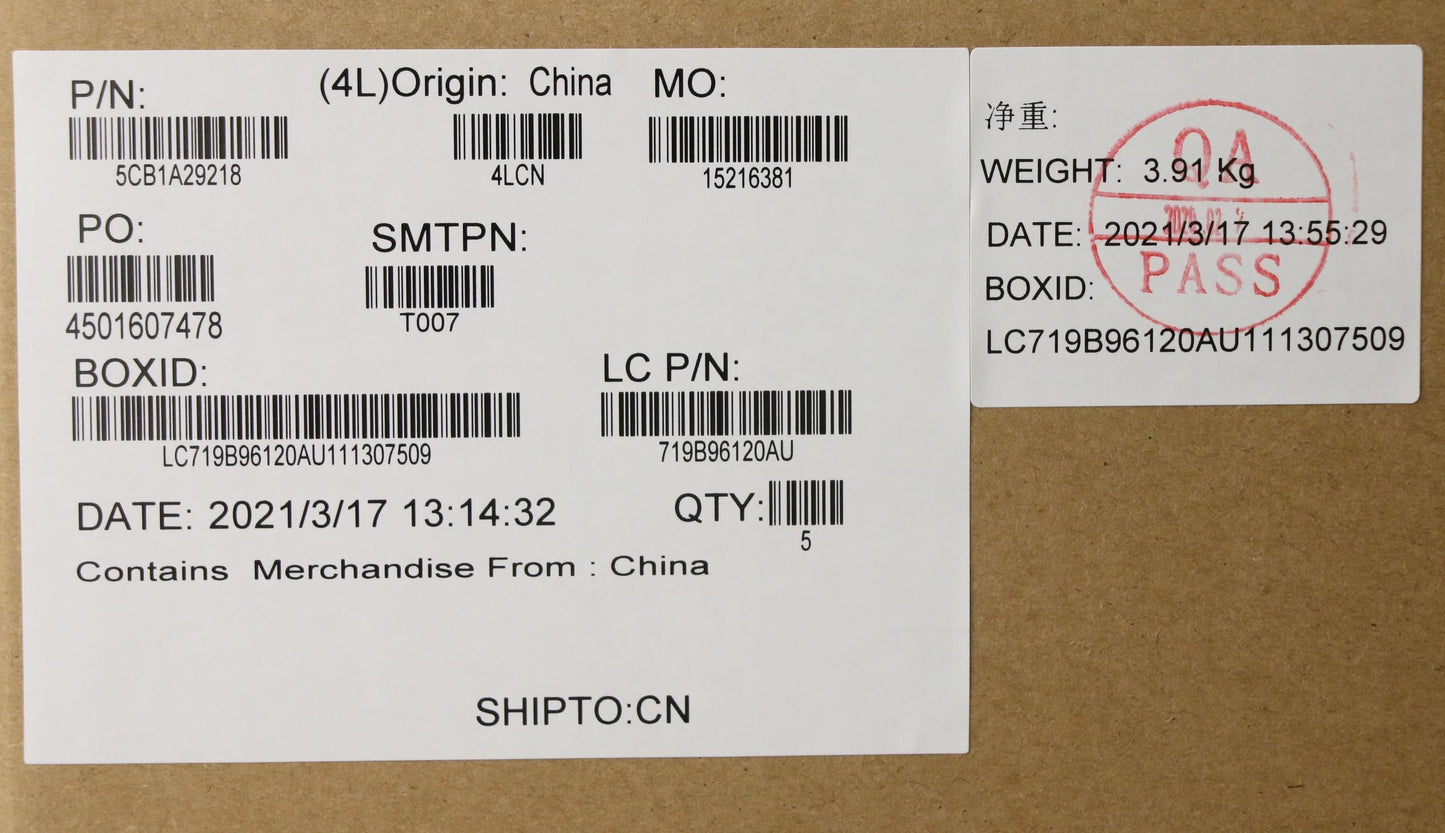 Lenovo Cover Upper Case Asm_Engl81Yqb - 5CB1A29218