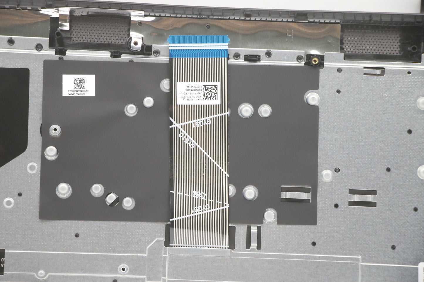 Lenovo C-Cover with USA English Keyboard, Platinum Grey, Backlit, Fingerprint Reader - 5CB1A29942