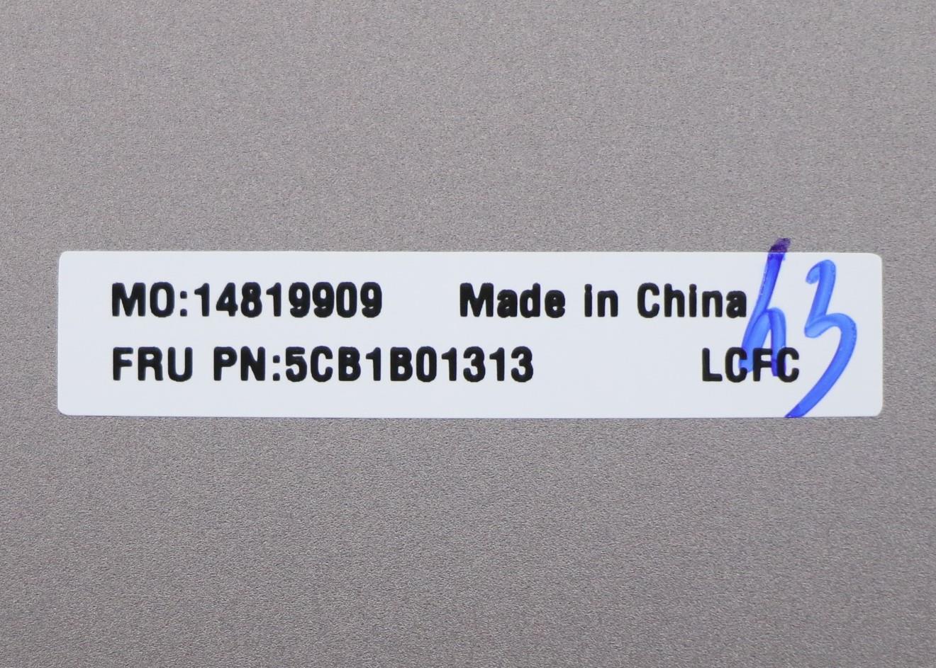 Lenovo Lower Case Cover L 82GL, GPR, DIS - 5CB1B01313