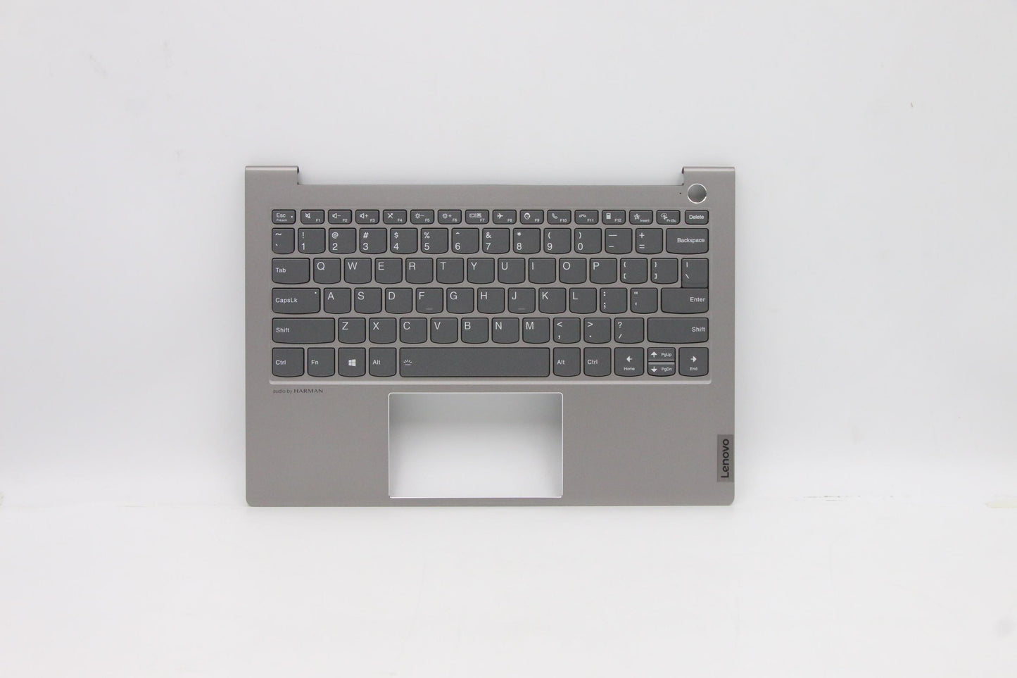 Lenovo C-Cover with Keyboard, USA English Layout, Mineral Grey, Backlit - 5CB1B02454
